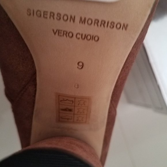 Sigerson Morrison Kimay Metallic Ankle Booties Size 9 - Picture 7 of 7